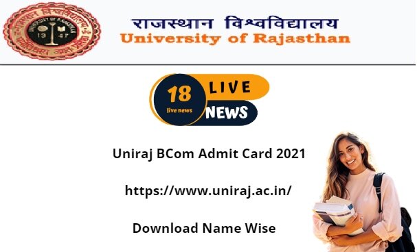 Uniraj BCom Admit Card 2021
