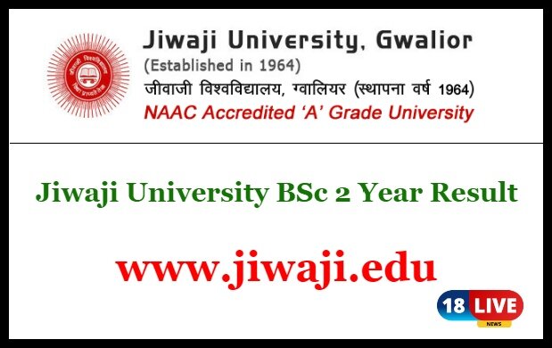 Jiwaji University B.Sc 2nd Year Result