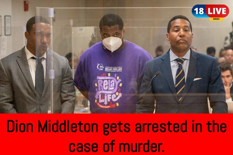 Dion Middleton gets arrested in the case of murder