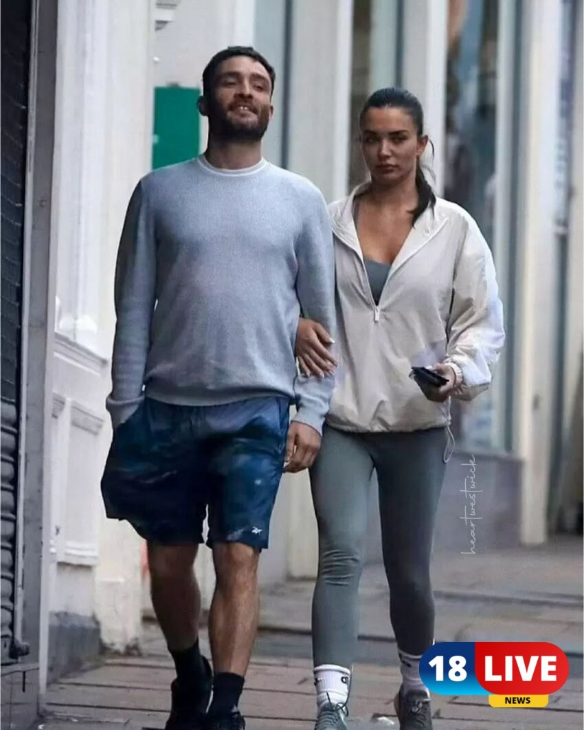Ed Westwick with Amy Jackson